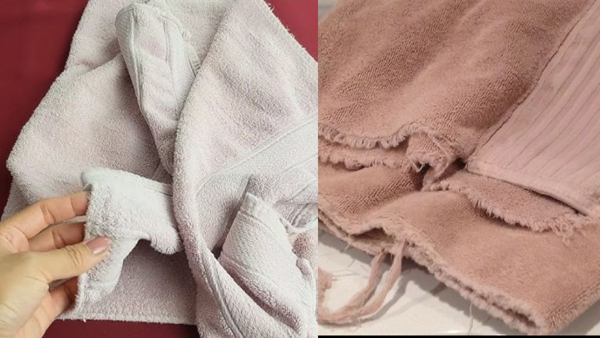 Old Towel Reuse Ideas: फटा-पुराना तौलिया भी है काम का! जानिए इसे रीयूज करने के आसान तरीके