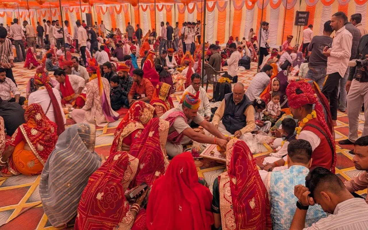 Nagaur patrika…घृतपान के साथ शुरू हुआ पंचम सामूहिक विवाह महोत्सव…VIDEO