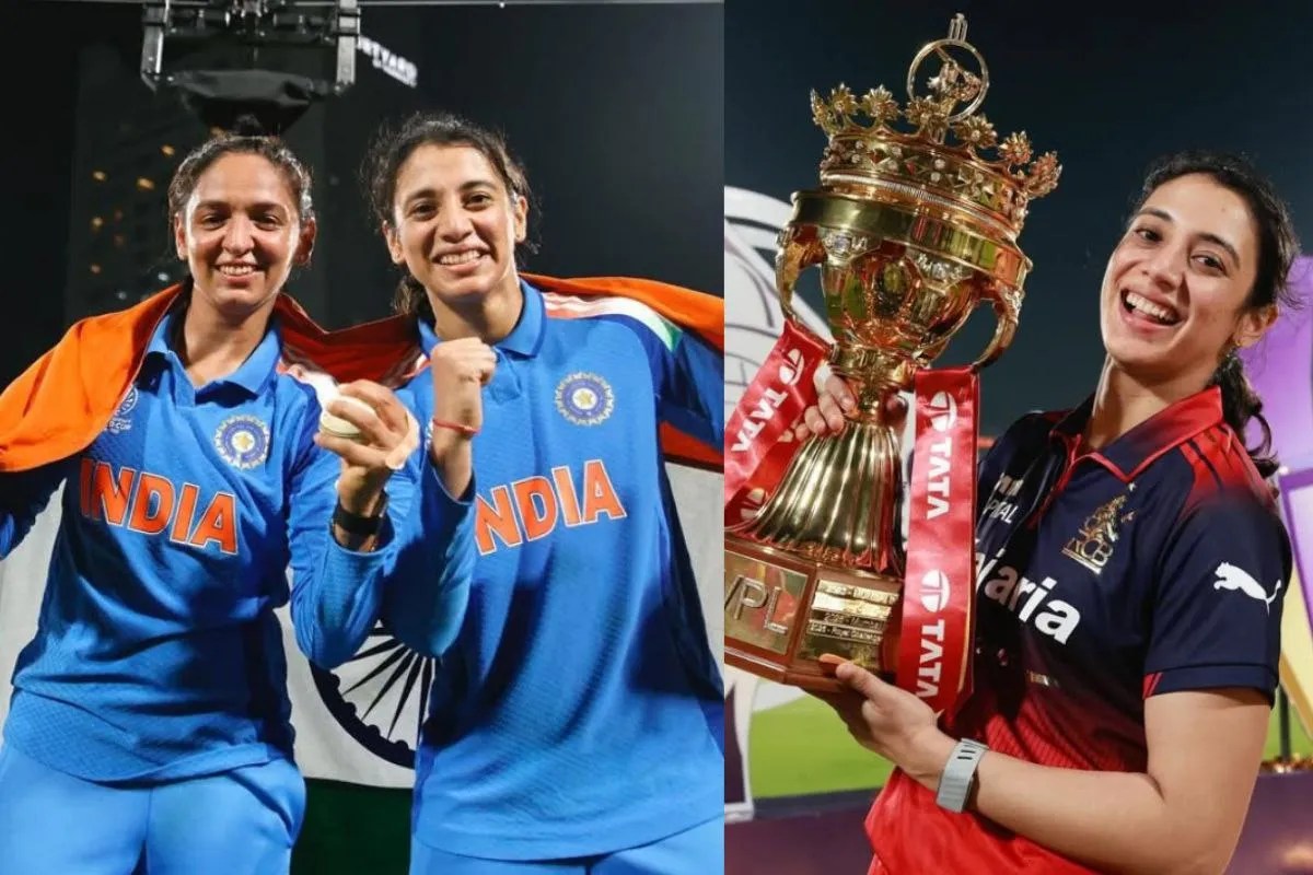 भारत को वर्ल्ड चैंपियन और RCB को खिताब जिताने वाली स्मृति मंधाना बनीं ‘स्पोर्ट्सवुमन ऑफ द ईयर’