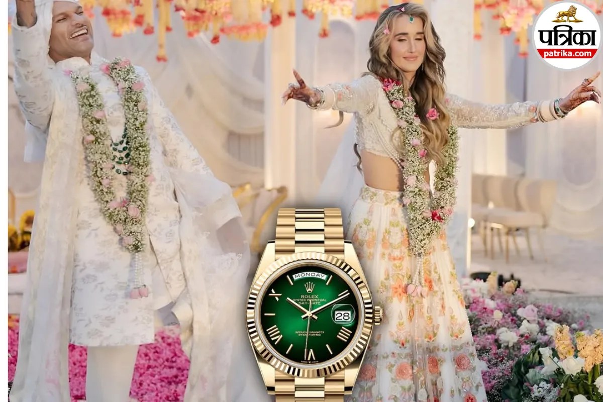 Shikhar Dhawan Gold Watch Price: दूल्हे की घड़ी लाखों में है तो दुल्हन का लहंगा कितने में होगा? शिखर और सोफी की शाही शादी के चर्चे हर तरफ