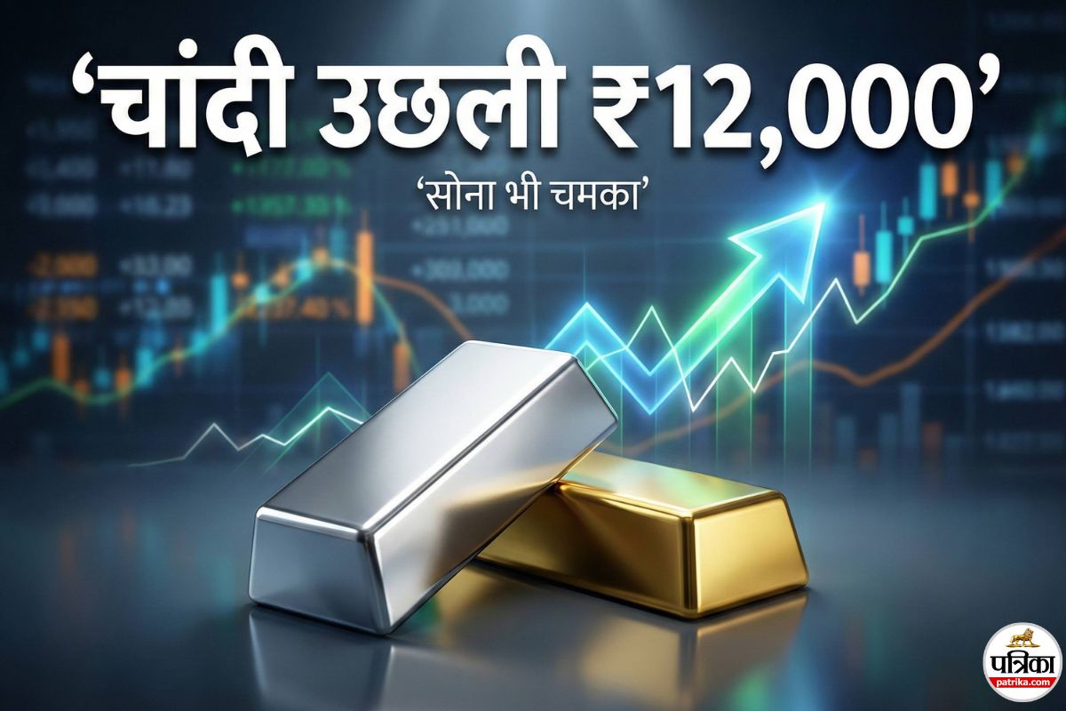 Silver Price Surge: चांदी में 12,000 का जोरदार उछाल, सोना भी चमका, क्या हो गया ताजा भाव?