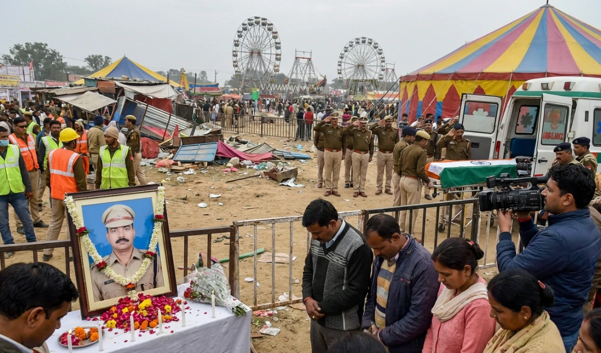 Faridabad के Surajkund Mela में टूटा झूला, Rescue Operation में बहादुर इंस्पेक्टर की दर्दनाक मौत