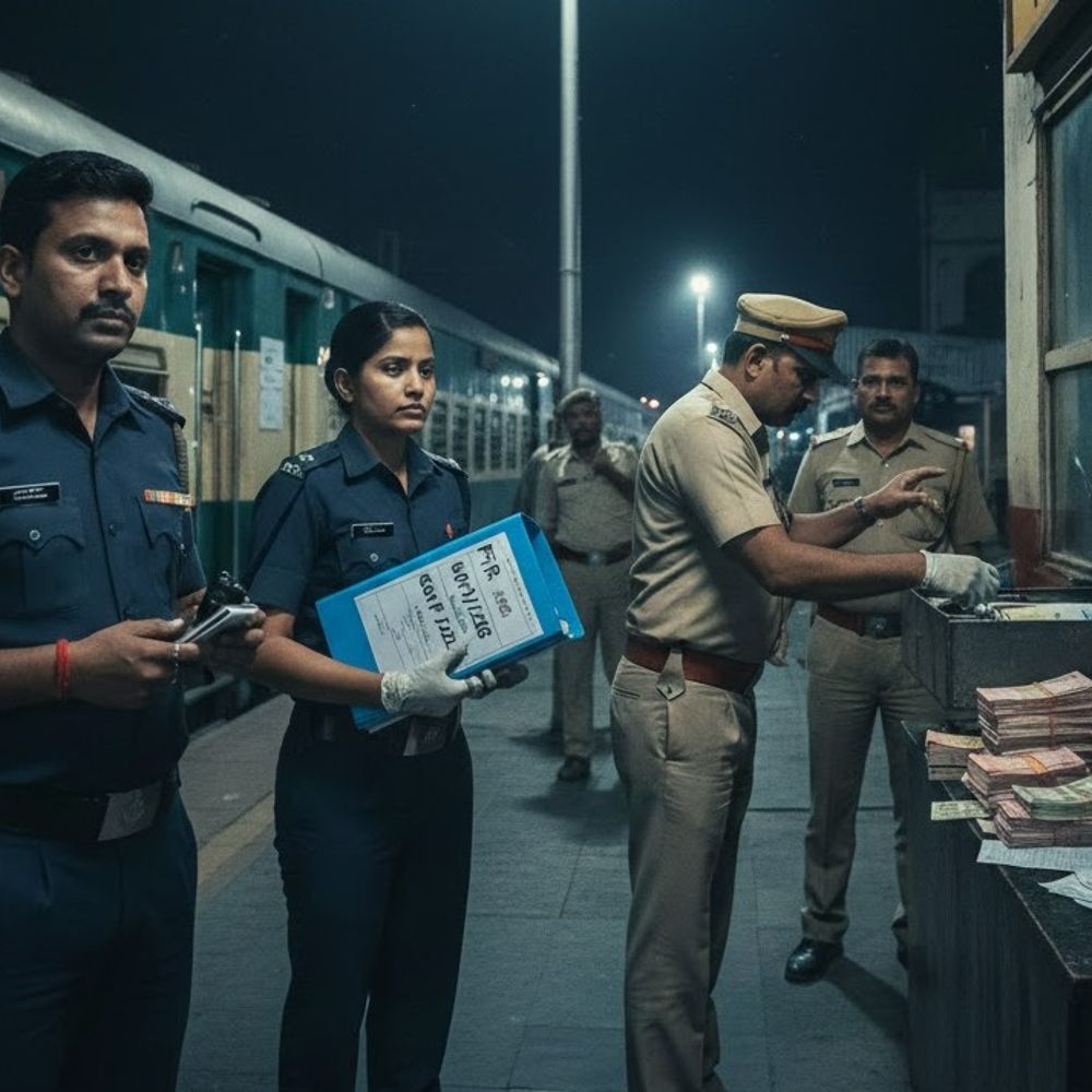 रेलवे टिकट क्लर्क ने 17 लाख का गबन किया:7 महीने तक जुर्माने और किराए की रकम जेब में डालता रहा, ऑडिट में पकड़ा