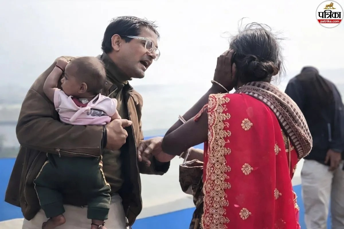 Video: बेटी के साथ नदी में कूदने ही वाली थी महिला, तभी फरिश्ता बनकर आए दरोगा; बच्ची को छीना और फिर…