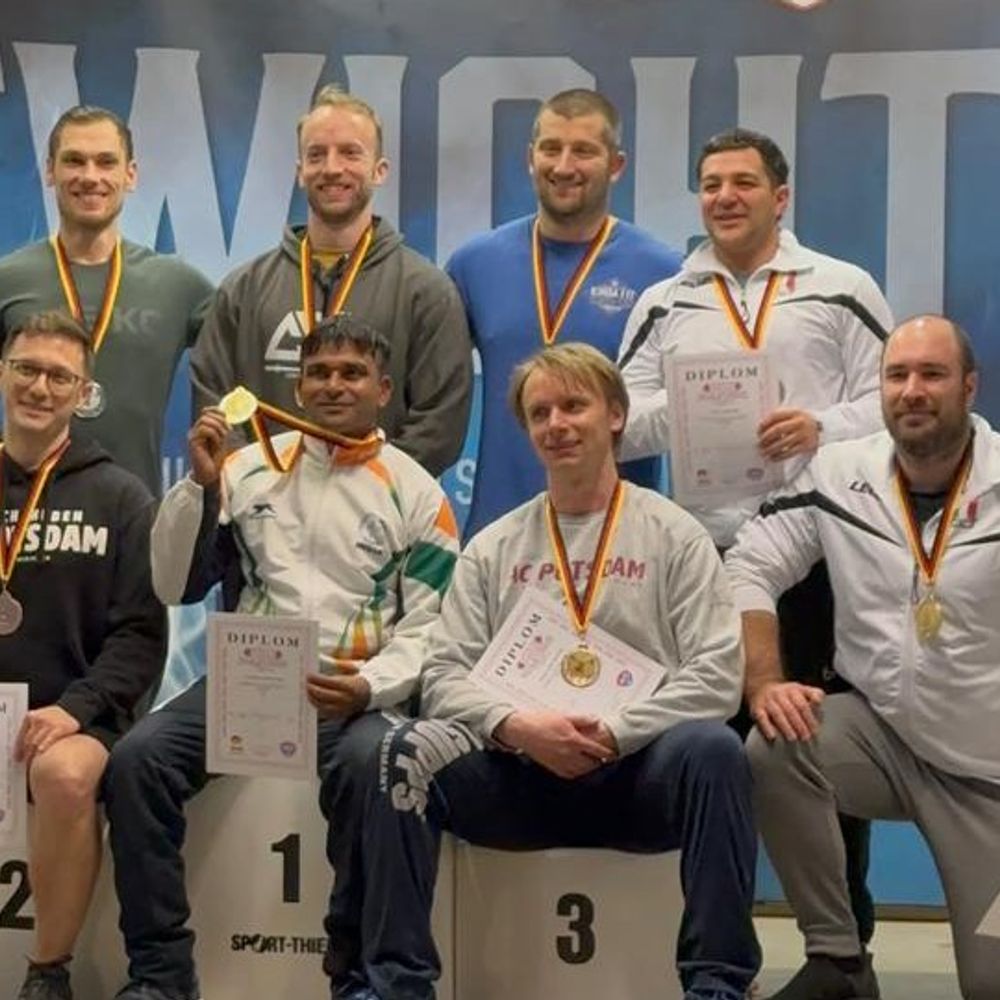 हरियाणा के खिलाड़ियों का जर्मनी में दबदबा:वेटलिफ्टिंग में भिवानी के संदीप कुमार ने जीता स्वर्ण, ज्योति प्रकाश ने पाया कांस्य पदक