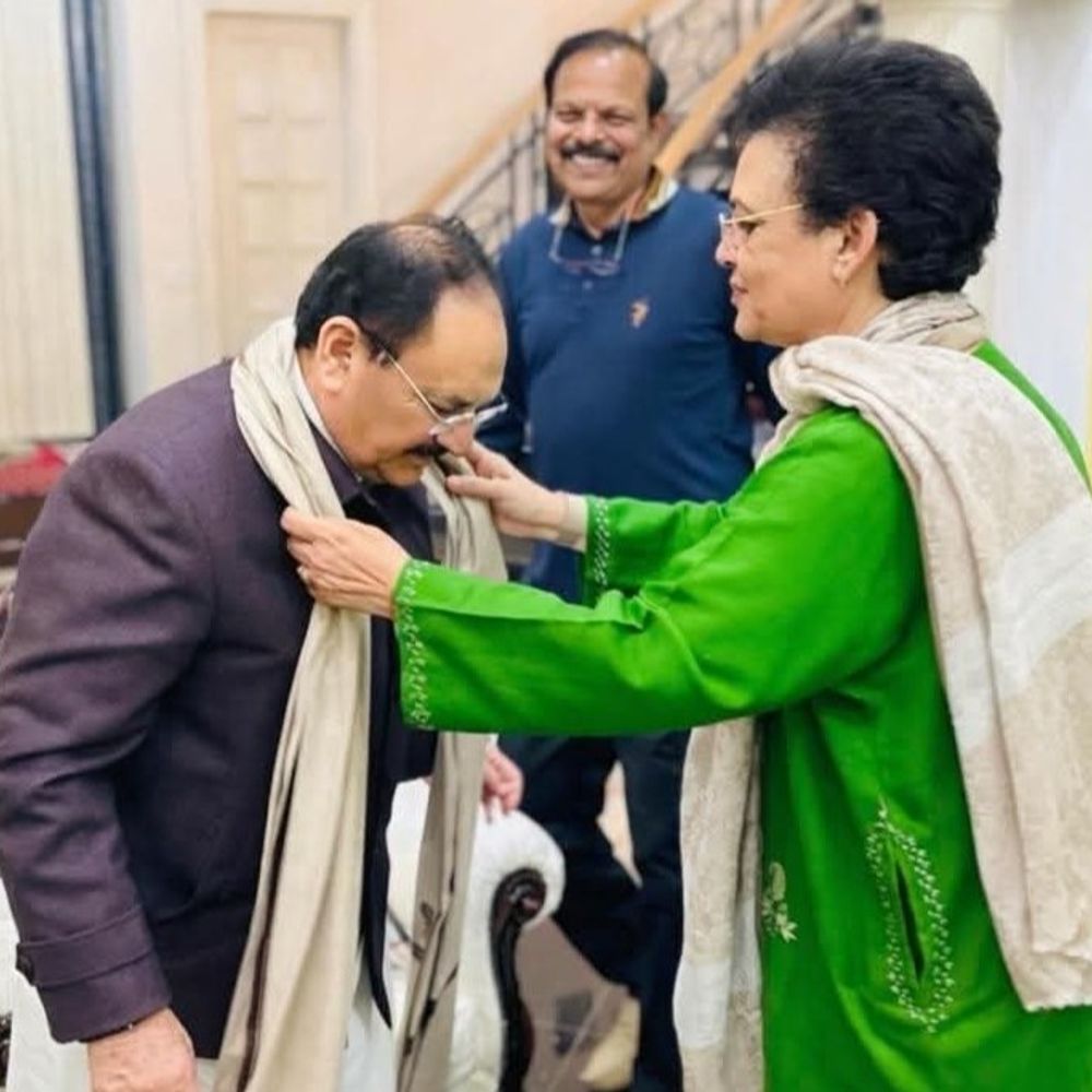 केंद्रीय स्वास्थ्य मंत्री जेपी नड्‌डा का पंचकूला में रात्रि ठहराव:राज्यसभा सांसद रेखा शर्मा के घर गए, PWD रेस्ट हाउस में रुके, सुबह दिल्ली रवाना