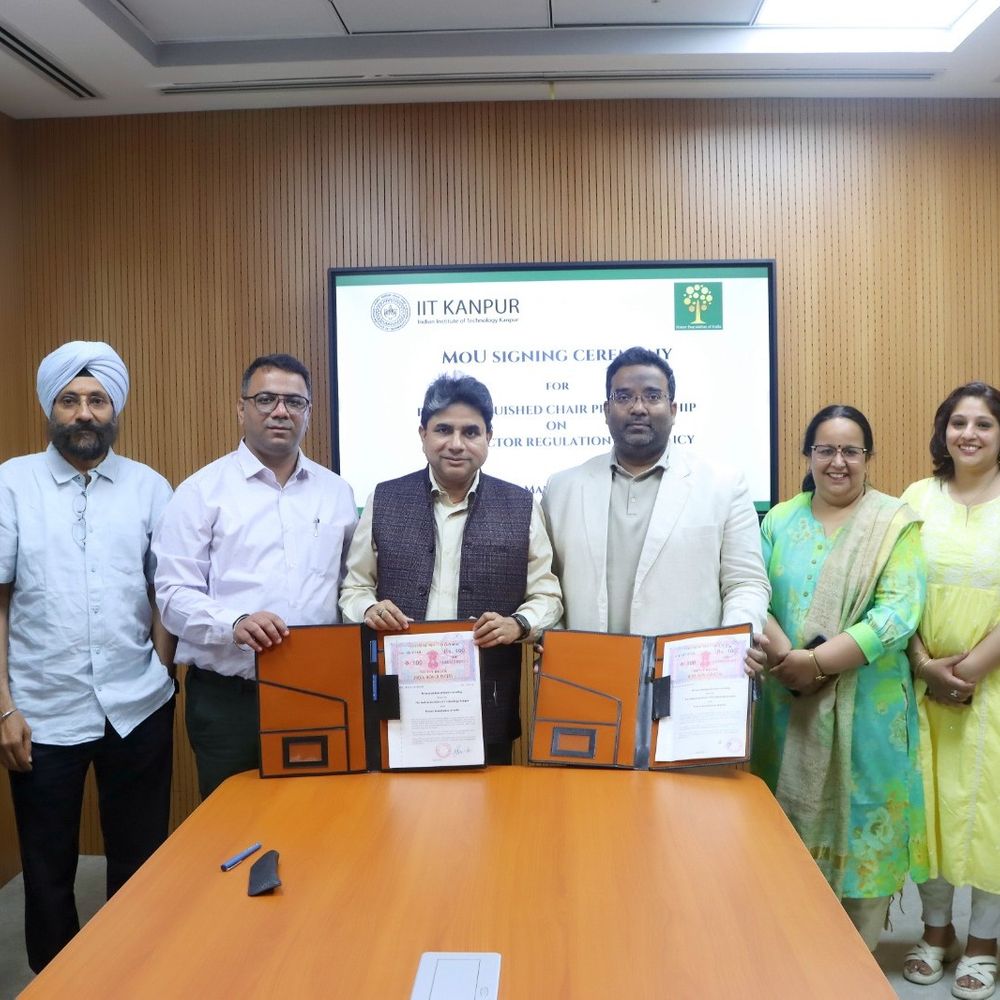 IIT कानपुर और पावर फाउंडेशन में करार:अब बिजली सेक्टर के लिए नीतियां बनाएगा संस्थान; रिसर्च के लिए ‘चेयर प्रोफेसरशिप’ होगी स्थापित
