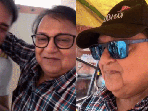 रिक्शा पर बैठकर काशी विश्वनाथ मंदिर पहुंचे अभिनेता राकेश बेदी:गलियों में पैदल घुमे,बोले- मजेदार एडवेंचर बन गई काशी यात्रा