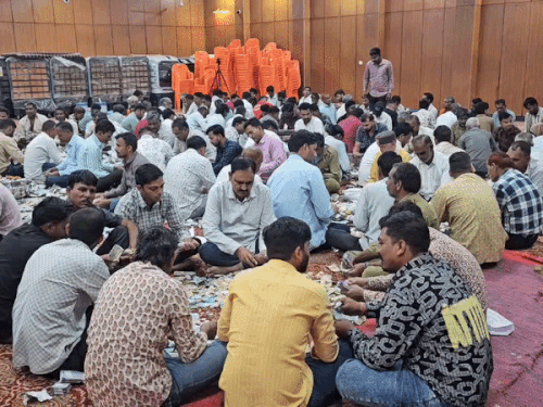 श्रीसांवलियाजी मंदिर में दूसरे राउंड की काउंटिंग पूरी:दो चरणों में 17.90 करोड़ हुए प्राप्त, 2 दिन बाद हुई गिनती