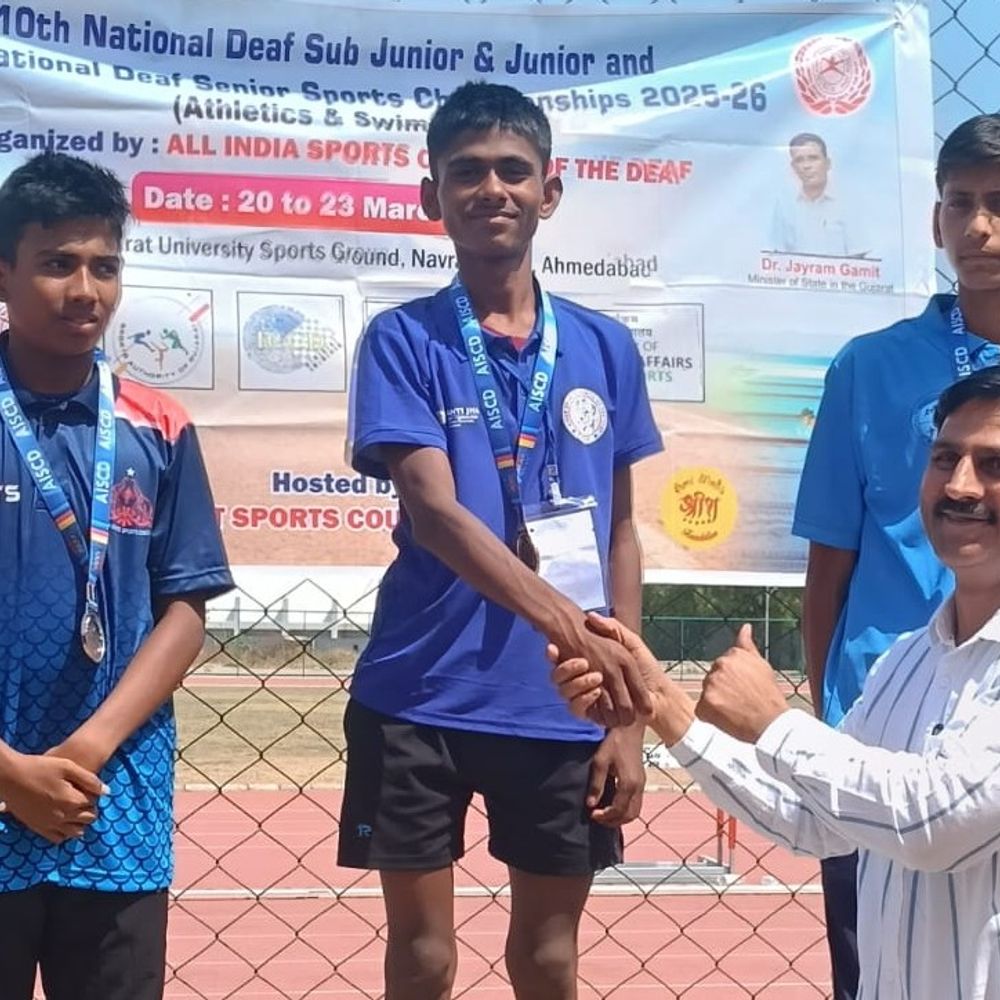 नालंदा के लाल का राष्ट्रीय डेफ सब-जूनियर चैंपियनशिप में जलवा:धीरज ने 600 मीटर दौड़ में जीता गोल्ड मेडल, प्रतियोगिता में देशभर के एथलीटों ने लिया हिस्सा