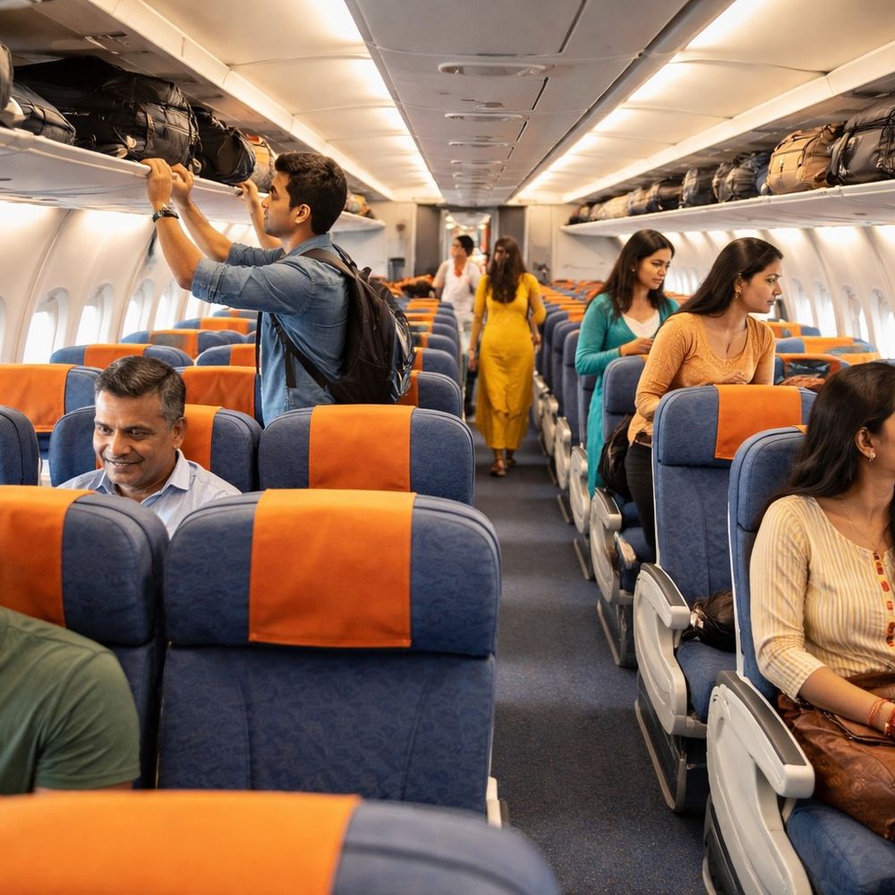 सीटों पर एक्सट्रा-चार्ज ना लगाने पर विमान कंपनियों का विरोध:कहा-हमें हवाई किराया बढ़ाने पर मजबूर होना पड़ेगा; मंत्रालय से फैसला वापस लेने को कहा