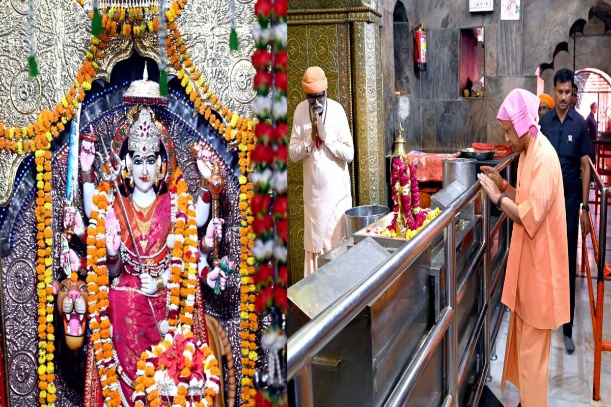 नवरात्रि में सीएम योगी का अलग अंदाज: मंदिरों में पूजा, विकास योजनाएं और जनता से सीधा संवाद