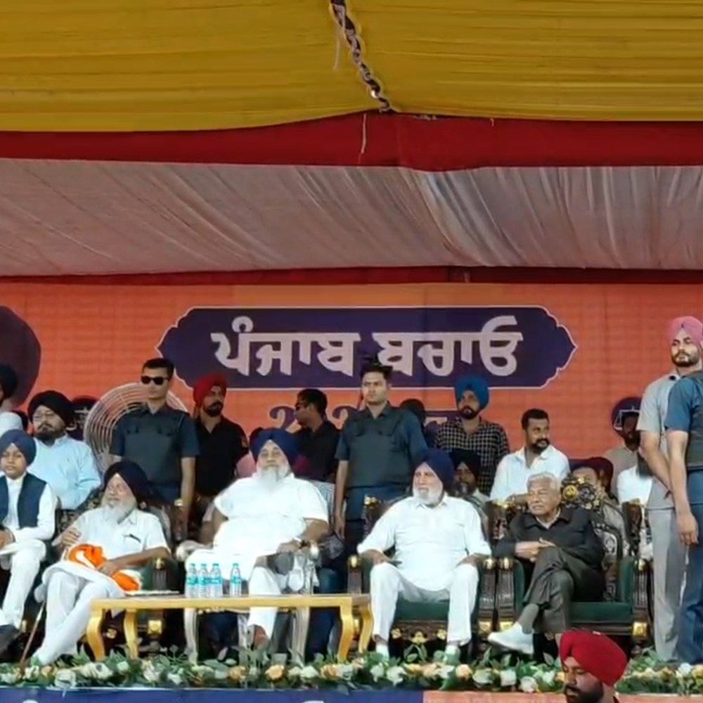 कोटकपूरा रैली में बादल का आप सरकार पर हमला:बोले- 2027 में सत्ता मिली तो तेज होगा विकास, भ्रष्टाचार पर सख्त कार्रवाई का किया वादा