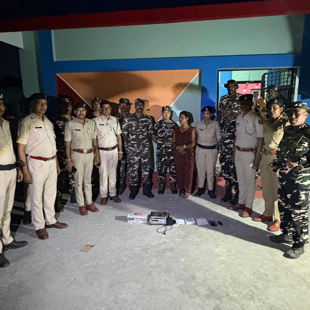 किशनगंज में महिला तस्कर पूजा कामती गिरफ्तार:घर से 346 ग्राम ब्राउन शुगर-2 मोबाइल बरामद, 2 बार ड्रग्स मामलों में जा चुकी जेल