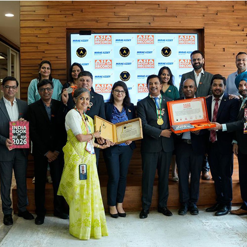 मिराए-एसेट का नाम एशिया और इंडिया बुक ऑफ रिकॉर्ड्स में:फाइनेंशियल लिटरेसी कैंपेन से 39,833 महिलाओं को किया जागरूक, 320 कॉलेजों तक पहुंचा