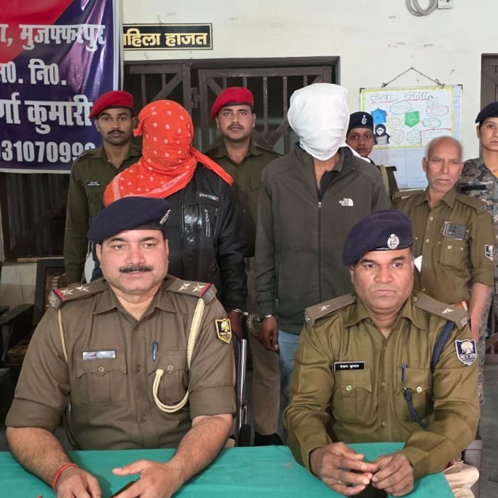 मुजफ्फरपुर में युवक की हत्या मामले में 2 आरोपी अरेस्ट:गाछी में बुला कर मारी थी गोली, खुद ही इलाज कराने ले गए थे हॉस्पिटल