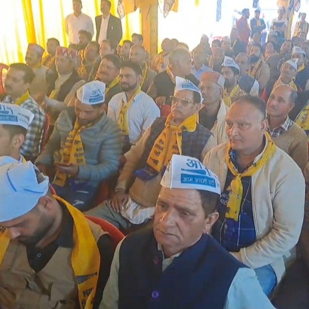 हिमाचल में आप ने मिशन-2027 का फूंका बिगुल:मंडी में मनीष सिसोदिया ने कार्यकर्ताओं में भरा जोश, कार्यकर्ता सम्मेलन से टटोली नब्ज