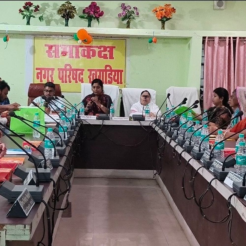 खगड़िया नगर परिषद ने 150 करोड़ का बजट पास:आरसीसी नाली निर्माण के लिए 15 करोड़ रुपये का प्रावधान, विकास-जनकल्याण पर ध्यान