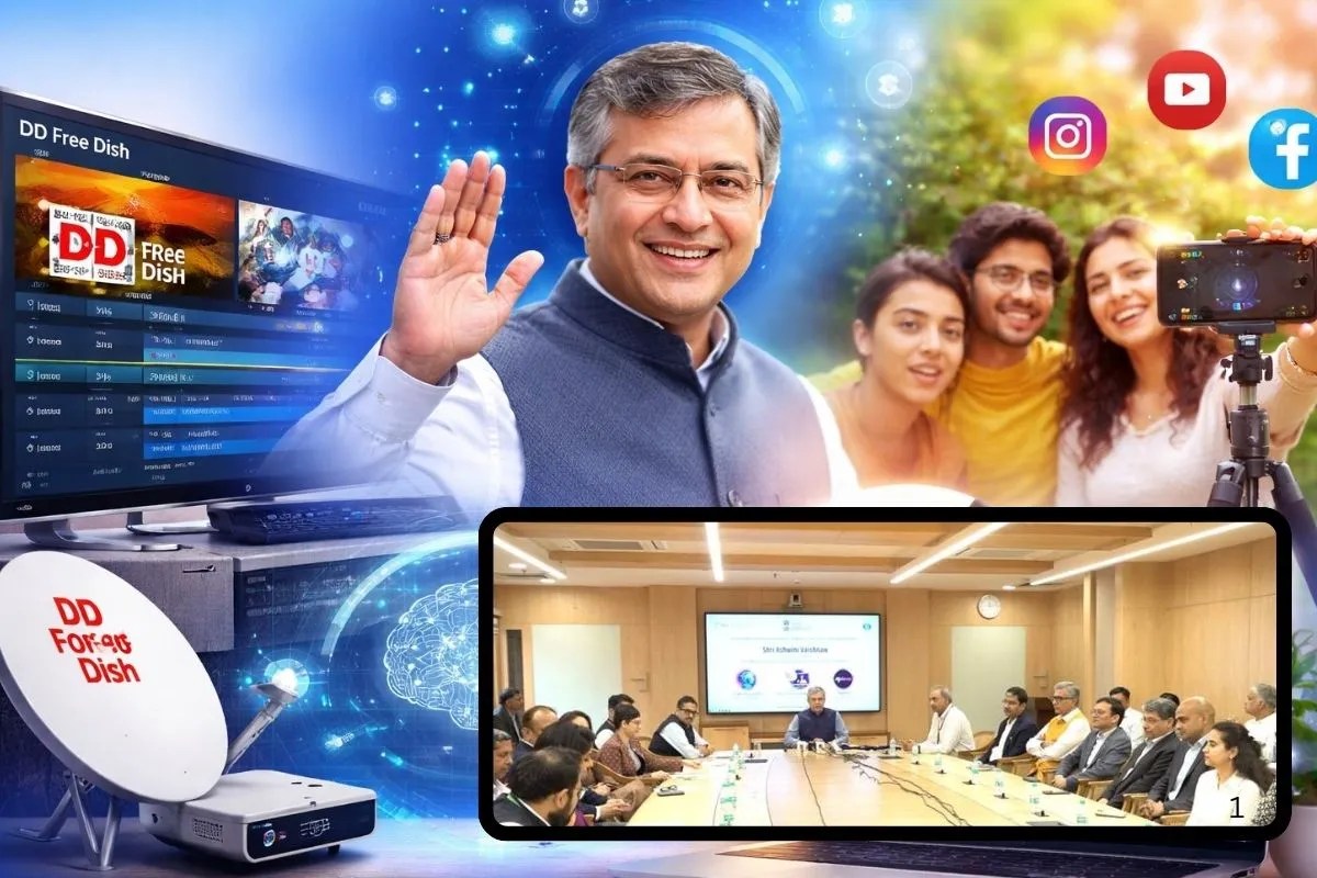 अश्विनी वैष्णव का ऐलान, अब बिना सेट-टॉप बॉक्स भी दिखेंगे टीवी चैनल! जानें सरकार की MyWAVES और AI वाली नई पहल