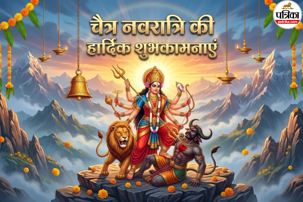Chaitra Navratri Wishes: घर पधारें मां भवानी, अपनों को भेजें ये खास संदेश और स्टेटस के लिए डाउनलोड करें मां दुर्गा के मनमोहक HD वॉलपेपर्स