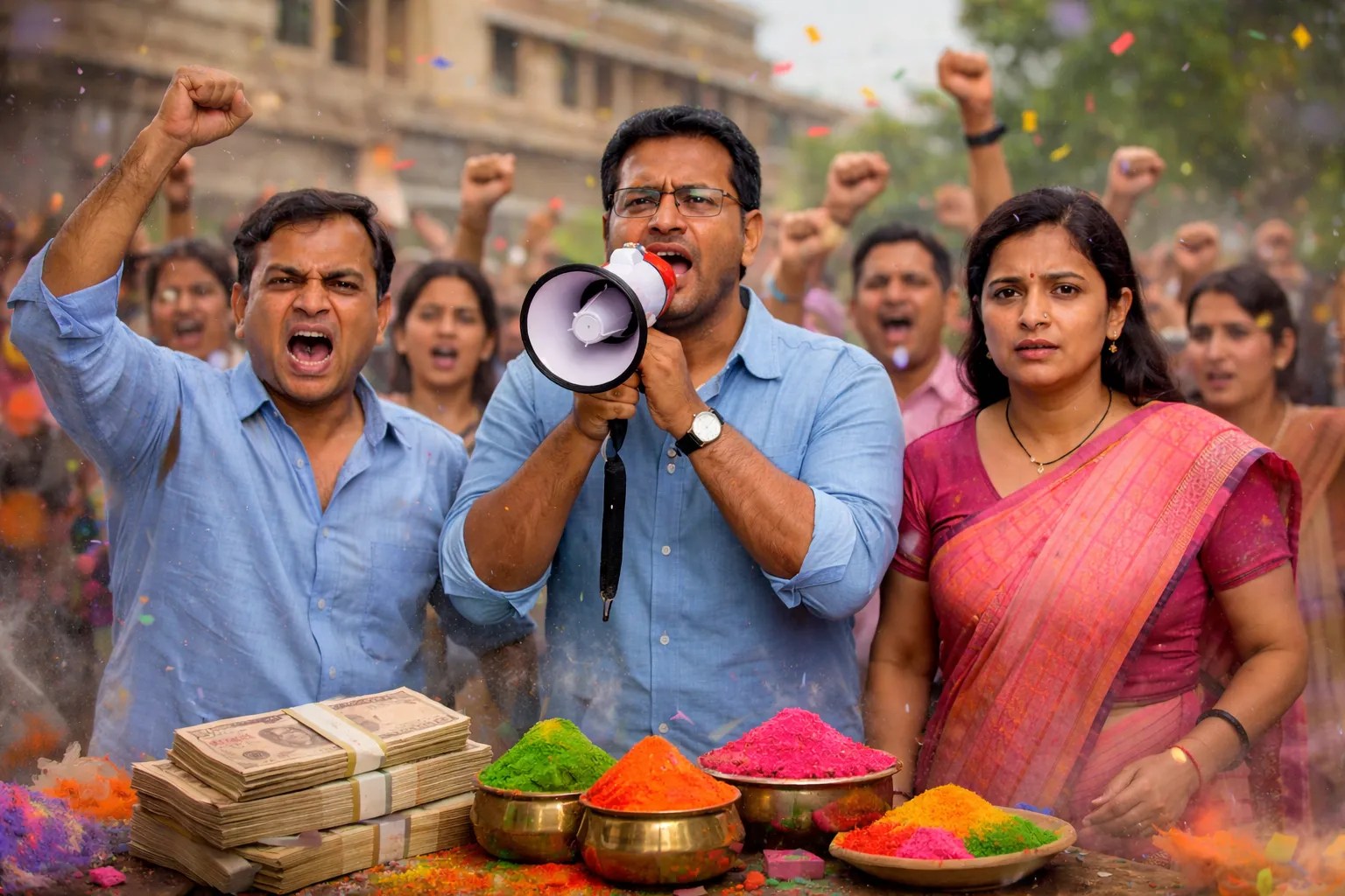 Holi festival: होली से पहले वेतन रोकने के आदेश पर कर्मचारियों में नाराजगी