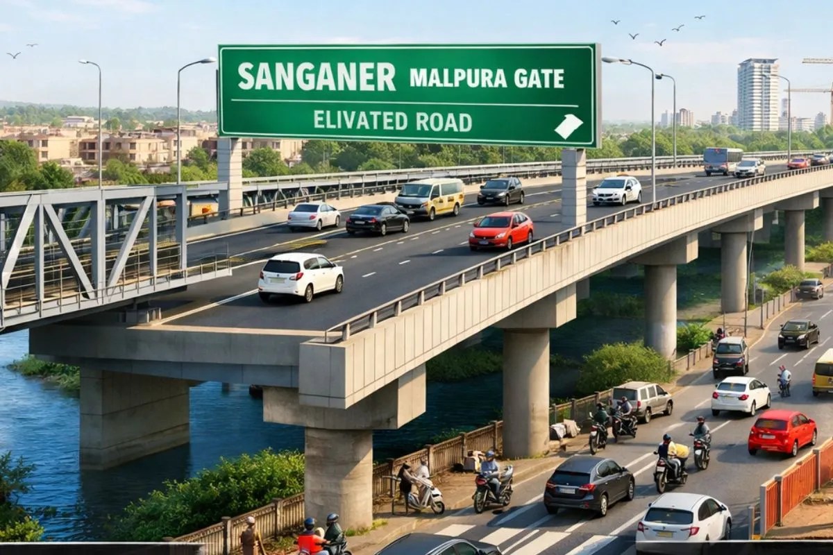 Jaipur City Project: 240 करोड़ लागत से 4.5 KM    लंबी सांगानेर एलिवेटेड रोड का काम इस सप्ताह से शुरू, 30 महीने में निर्माण का टारगेट