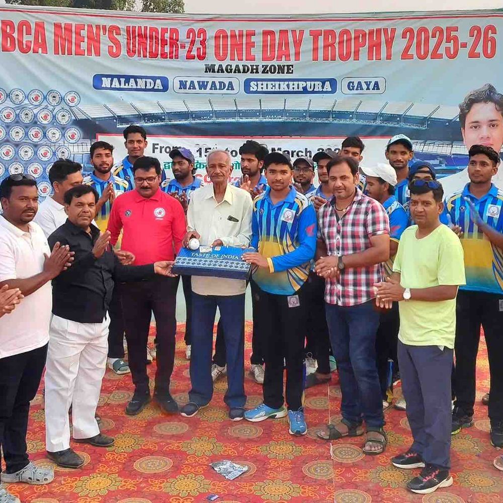 नवादा में बीसीए अंडर-23 क्रिकेट टूर्नामेंट:नवादा ने गया के हराया, आदर्श पांडे बने जीत के हीरो