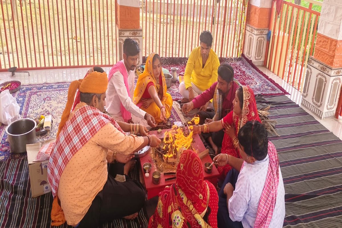 Video: हिंगलाज मंदिर में यज्ञ,उमड़ा आस्था सैलाब