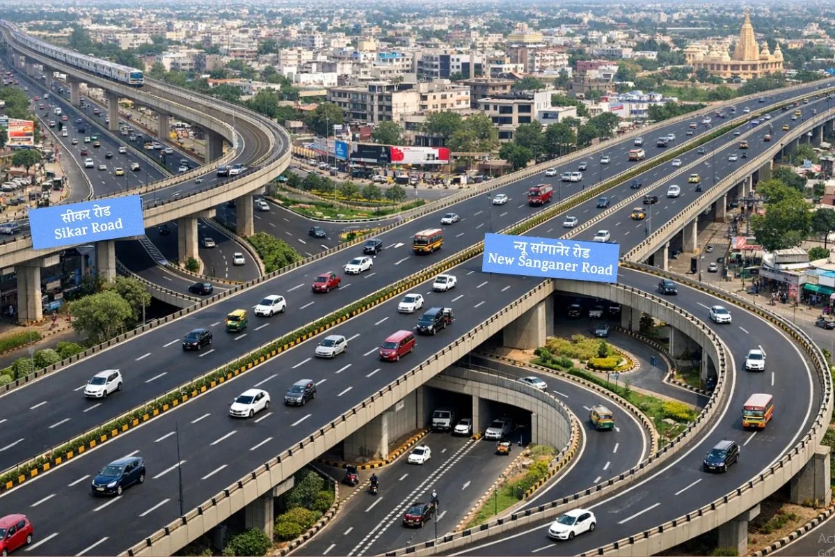 Jaipur Signal Free Road Project: जयपुर की इन 2 व्यस्त सड़कों को सिग्नल फ्री करने की तैयारी, बनेंगे 17 यू-टर्न; आसान होगी राह