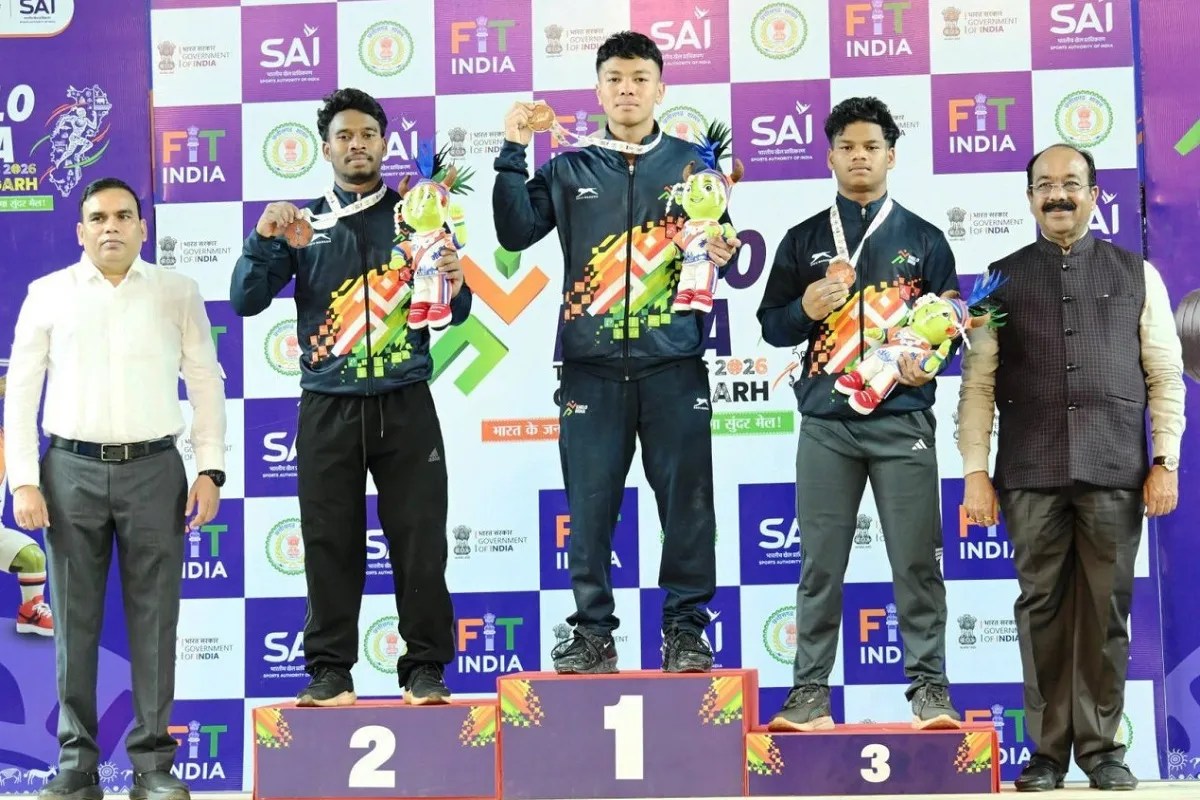 Khelo India: खेलो इंडिया ट्राइबल गेम्स में वेटलिफ्टिंग का गोल्ड मिजोरम के इसाक ने जीता