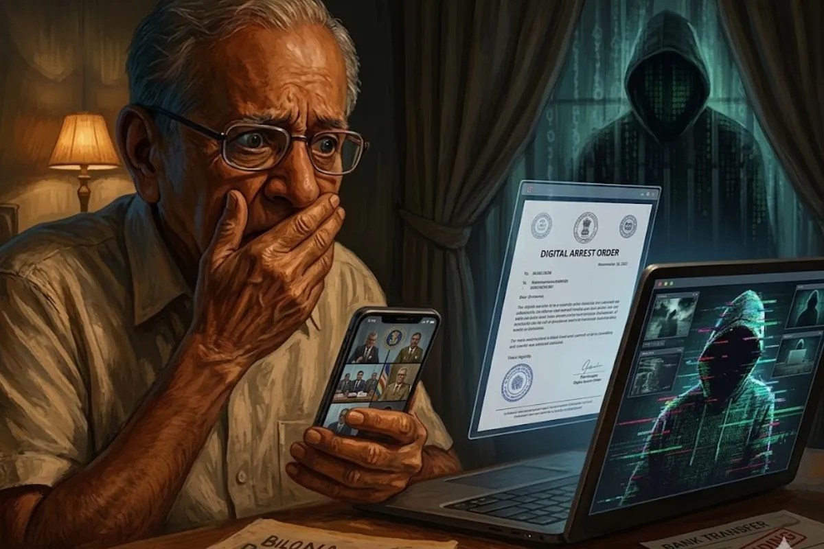 ‘अपने से फोन से MMS भेज रहे’, फर्जी कोर्ट रूम और जज, रिटायर्ड अधिकारी से 1.57 करोड़ की ‘डिजिटल ठगी’