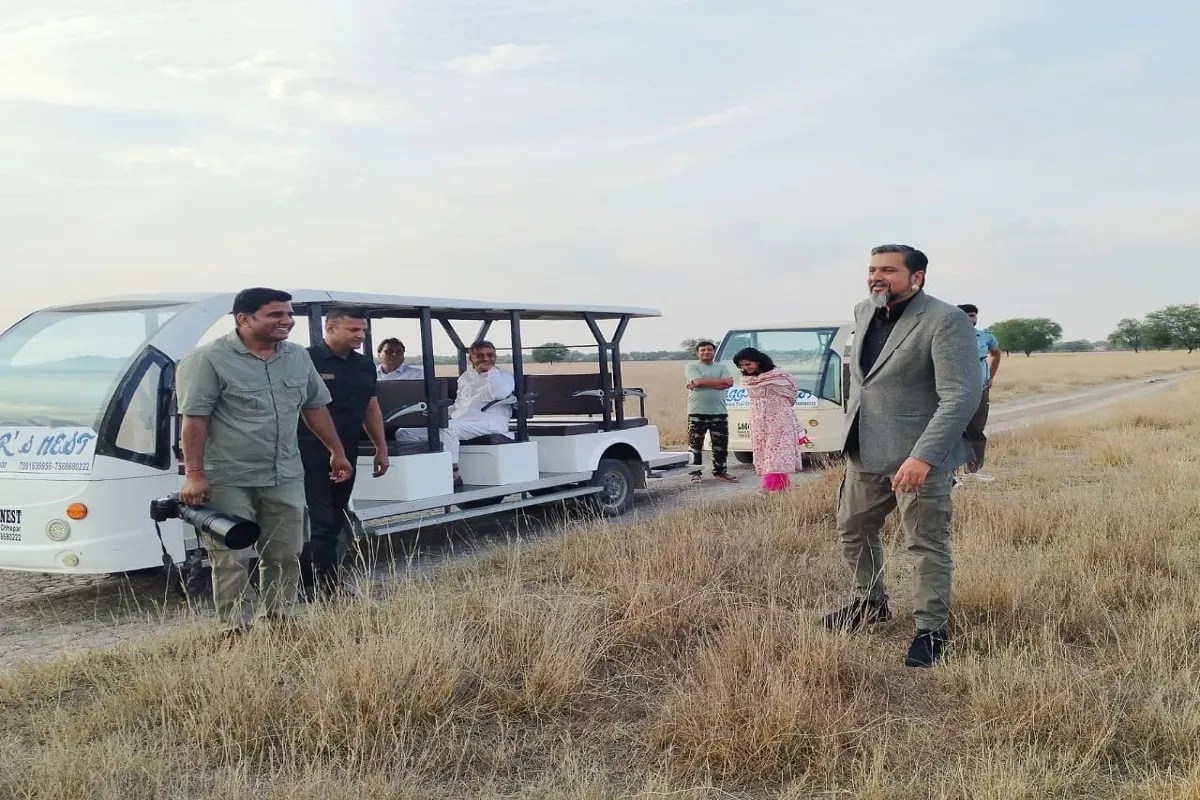 Tal Chhapar : प्रकृति के सुरों से रूबरू हुए ग्रैमी अवार्ड विजेता रिकी केज, तालछापर की खूबसूरती पर मोहित