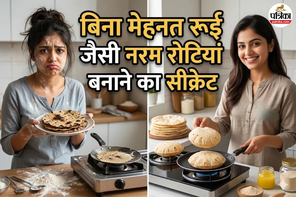 रुई जैसी नरम और गुब्बारे जैसी फुली-फुली रोटियां बनाने के लिए बस फॉलो करें ये 6 टिप्स