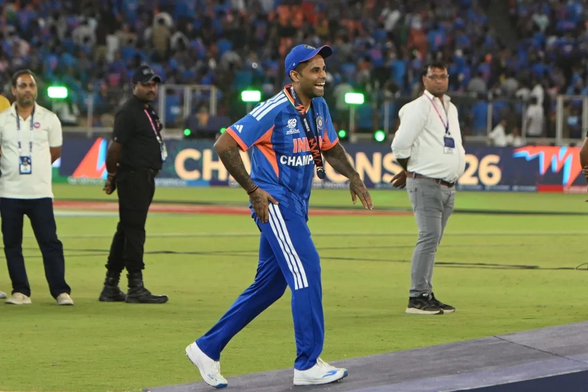 टी20 वर्ल्ड कप जीतने के बाद कप्तान सूर्यकुमार यादव ने खुद को मारे थप्पड़, जानें क्या है पूरा मामला