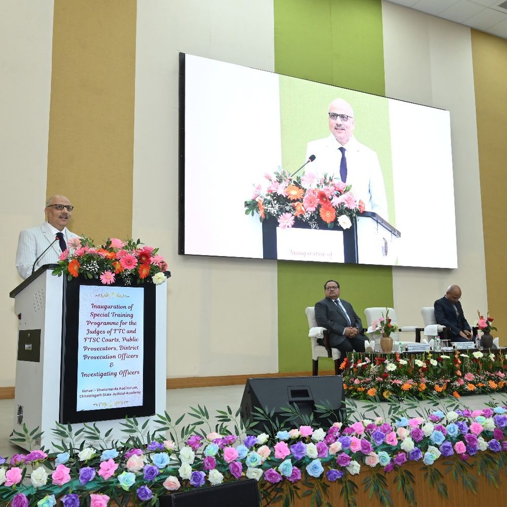 चीफ जस्टिस बोले-प्रत्येक प्रकरण मानवीय कथा का प्रतिनिधित्व करता है:न्यायिक प्रशिक्षण कार्यक्रम में हुए शामिल, कहा- न्याय प्रशासन सत्यनिष्ठा, दक्षता और करुणा से हो