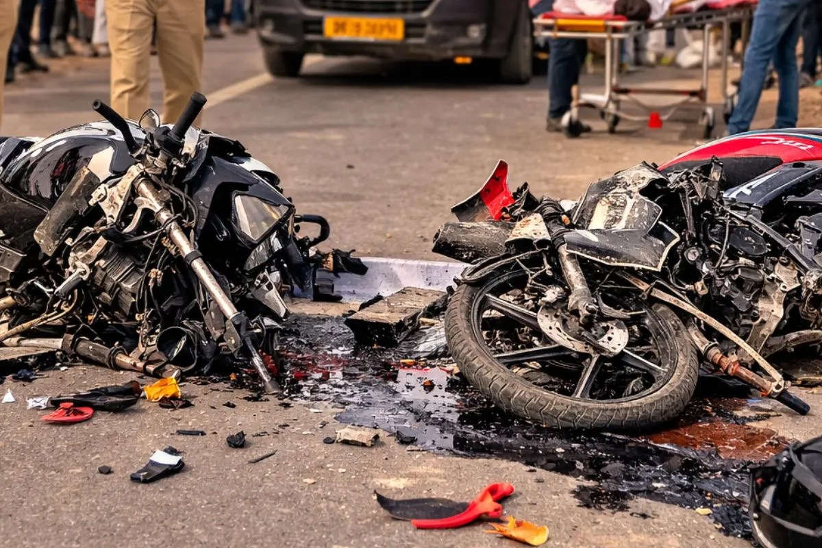 बांसवाड़ा: दो बाइकों में जबरदस्त टक्कर, बेटे की शादी से लौट रहे पिता और दामाद की मौत