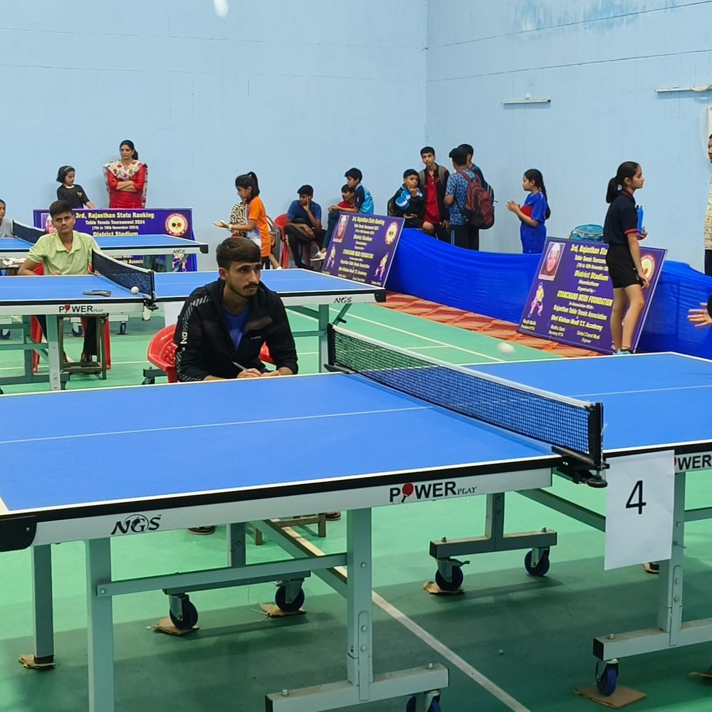 इंदौर में आज से राष्ट्रीय स्तर का टेबल टेनिस टूर्नामेंट:43 वर्षों के बाद होगी राष्ट्रीय सीनियर टेबल टेनिस स्पर्धा, 32 राज्यों के 400 खिलाड़ी भाग लेंगे