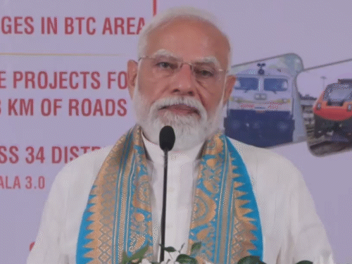 पीएम मोदी के असम दौरे का दूसरा दिन:₹23,550 करोड़ के प्रोजेक्ट्स का शिलान्यास करेंगे, पहले दिन बोले-कांग्रेस ने असम से लगातार झूठ बोला