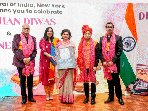 न्यूयॉर्क में बनेगा ‘राजस्थान भवन’:50 करोड़ से अधिक की मदद से इंडो–यूएस फ्रेंडशिप सेंटर की घोषणा; 5 शख्सियत को मिला राजस्थान रत्न सम्मान