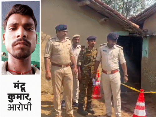 औरंगाबाद में अवैध संबंध के शक में पत्नी की हत्या:धारदार हथियार से पति ने रेता गला; दूसरे राज्य में प्राइवेट जॉब करता था, आज ही लौटा था