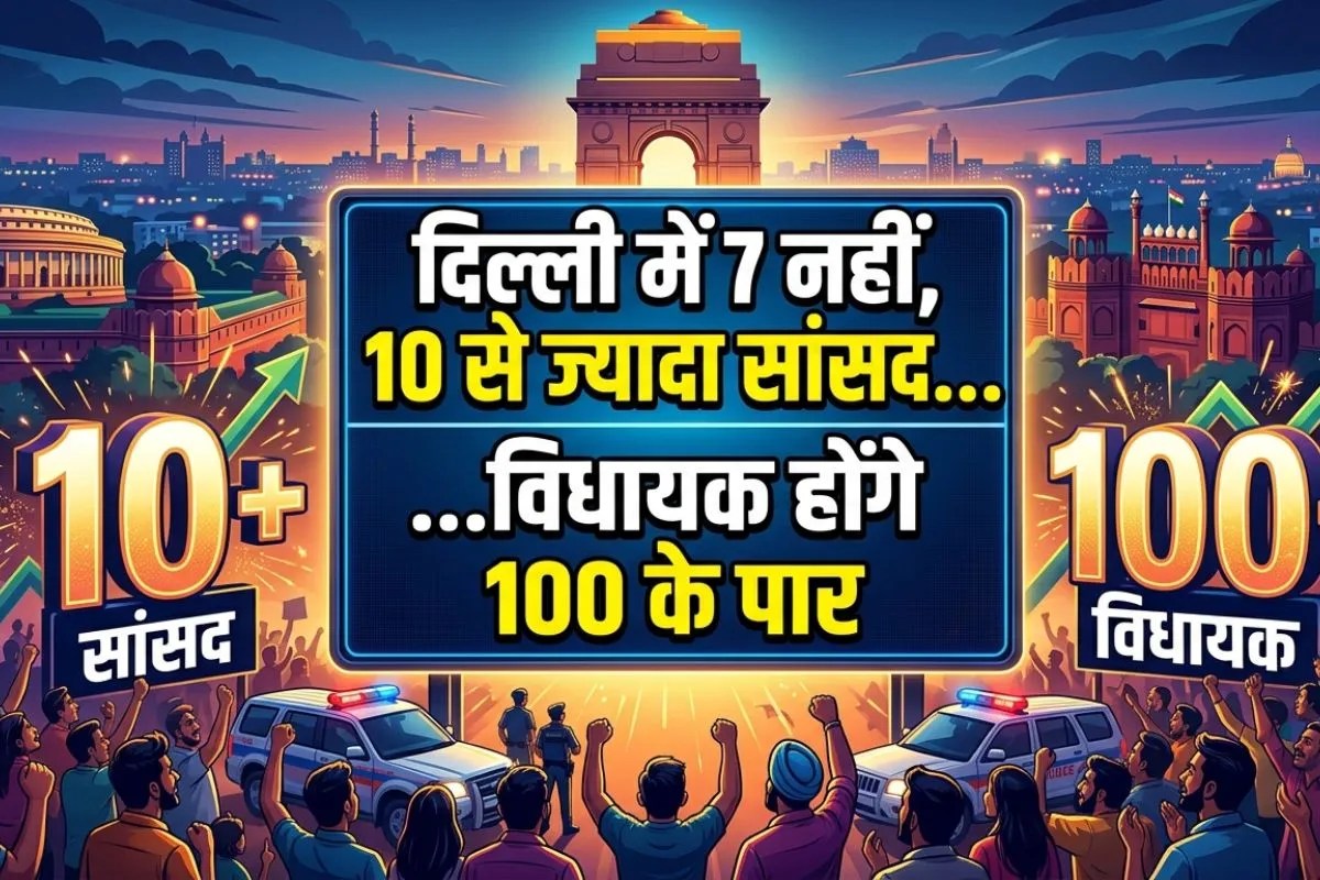 दिल्ली में 7 नहीं, 10 से ज्यादा सांसद… विधायक होंगे 100 के पार, परिसीमन के बाद बदलेगा सियासी नक्शा