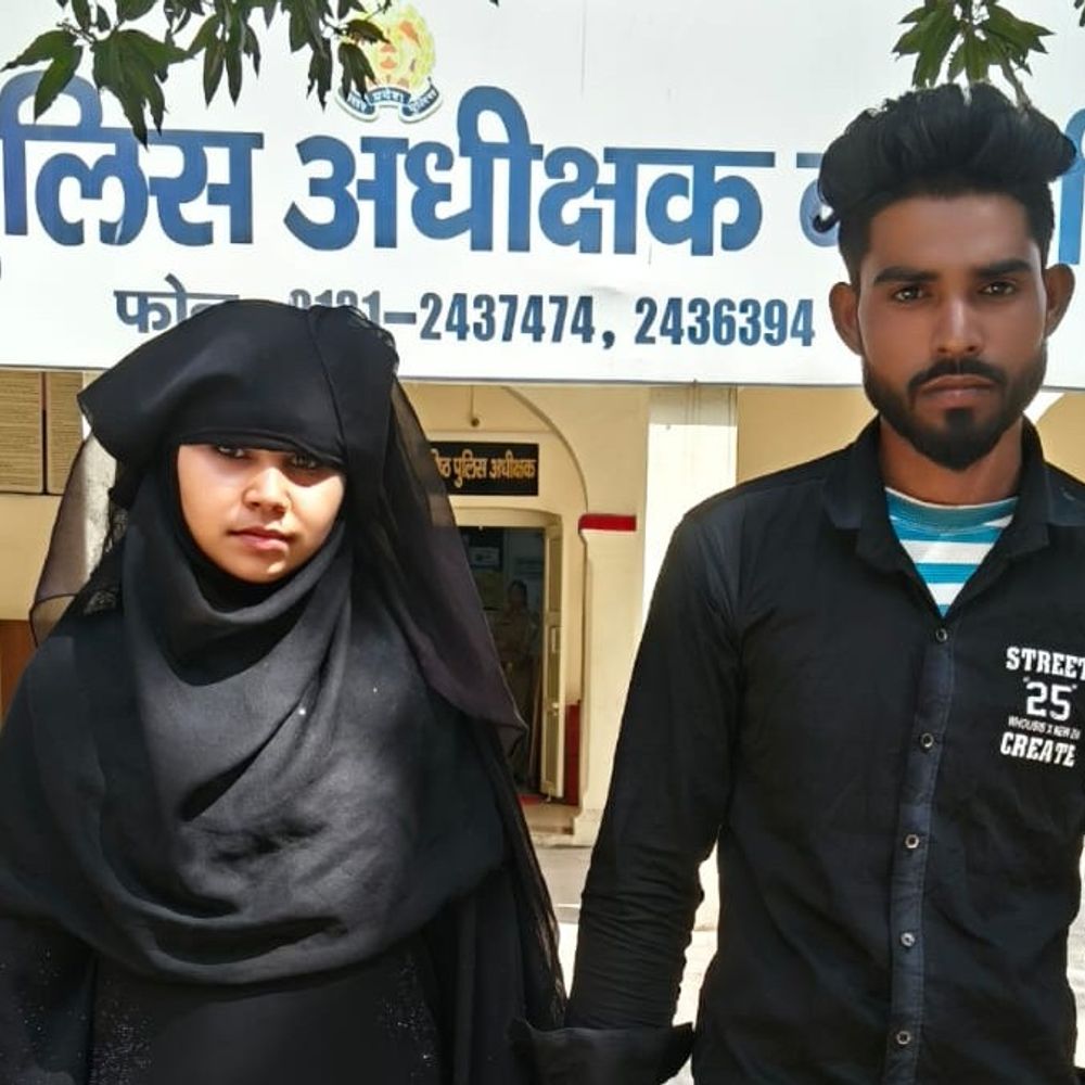 प्रेम विवाह के बाद पति-पत्नी को मिल रही धमकियां:दोनों ने कोर्ट मैरिज की थी, परिजनों पर जान से मारने की धमकी का आरोप