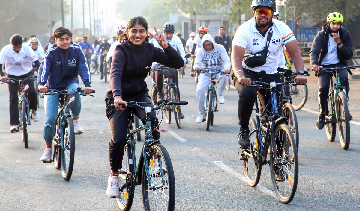 Fit India का Women’s Carnival: Delhi के Nehru Stadium में महिला शक्ति का भव्य प्रदर्शन
