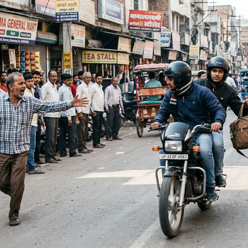 इमामबाड़ा के पास स्कूटी से नगदी भरा बैग चोरी:अपाचे सवार तीन बदमाश फरार, पेशाब करने के दौरान गुटखा व्यापारी के साथ हुई घटना