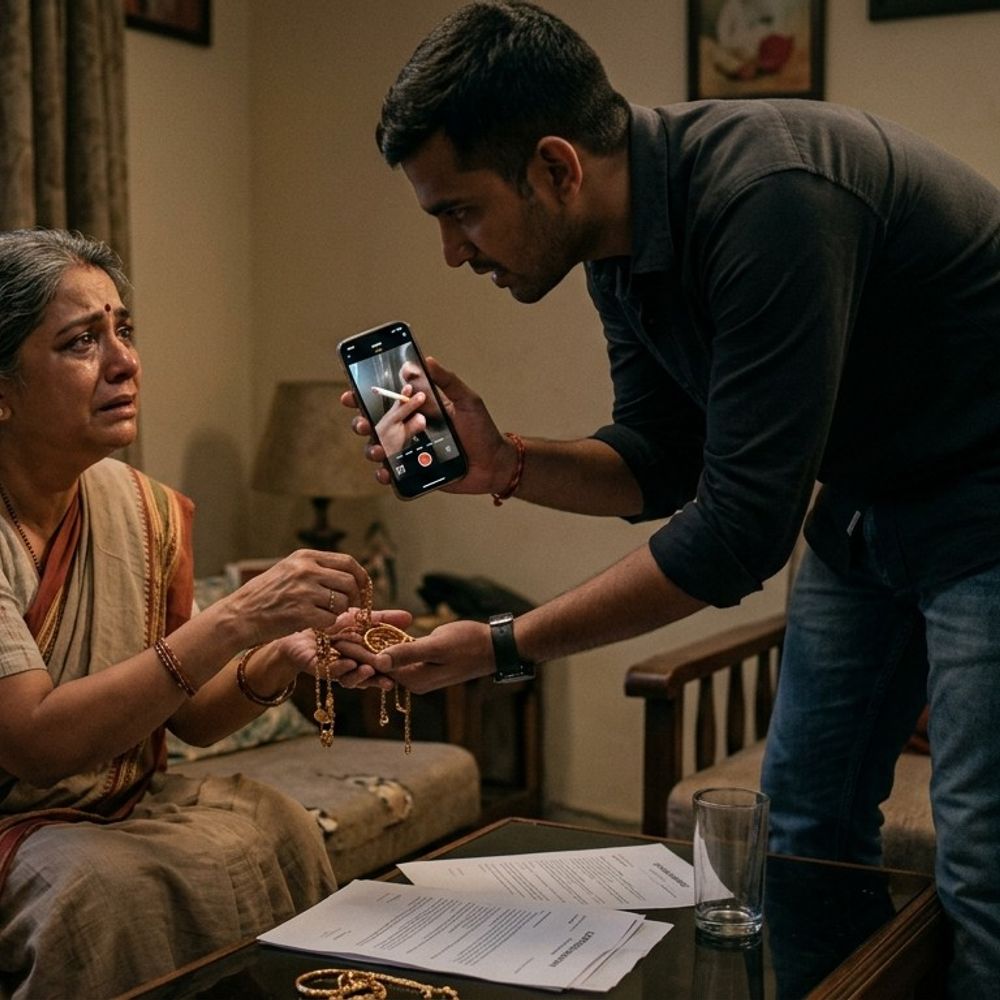 किशोर का सिगरेट पिलाकर बनाया वीडियो:वायरल की धमकी देकर लाखों के जेवर ऐंठे, परिवार की मिलीभगत की ब्लैकमेलिंग