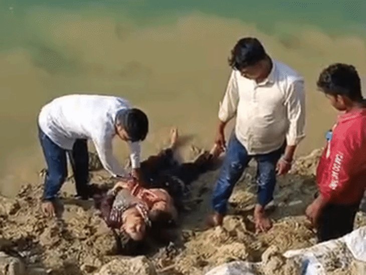 पांच महीने की बच्ची के साथ मां नहर में मिली:मासूम की मौत, पिता ने हत्या के प्रयास का आरोप लगाया