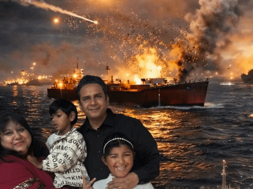 ‘डर नहीं, वीरता की कहानी सुनाना चाहती हूं’:होर्मुज में फंसे रुड़की के कैप्टन की पत्नी बोलीं- बच्चों की तरह क्रू संभाल रहे, हमें उन पर गर्व