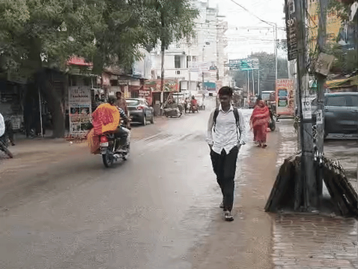 कानपुर में सुबह बदला मौसम, बूंदाबादी शुरू:तेज हवाओं के साथ बादल छाए, पारा 33°C से गिरकर 24°C; गर्मी से राहत