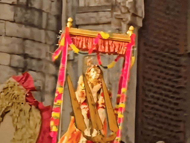 जोधपुर में भोळावणी मेला, मेहरानगढ़ से निकली राज गणगौर:16 श्रृंगार में सजे पुरुष, शाही लवाजमे के साथ रानीसर पहुंची राज गणगौर