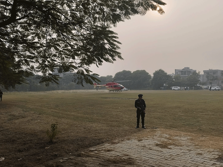 सरसंघचालक डॉ. भागवत से मुलाकात करने पहुंचे CM नायब सैनी:समालखा में संघ की सबसे बड़ी बैठक ‘प्रतिनिधि सभा कल से, 1487 सदस्य लेंगे भाग